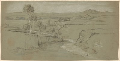 Paysage romain - Elihu Vedder