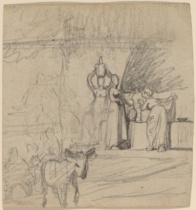 Fils et âne - Elihu Vedder