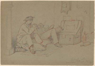 Étudiants du Quartier Latin, Paris - Elihu Vedder
