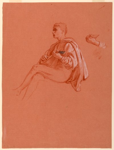 Étude pour "Un pique-nique florentin" - Elihu Vedder