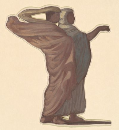 Étude pour "Filles grecques se baignant" - Elihu Vedder