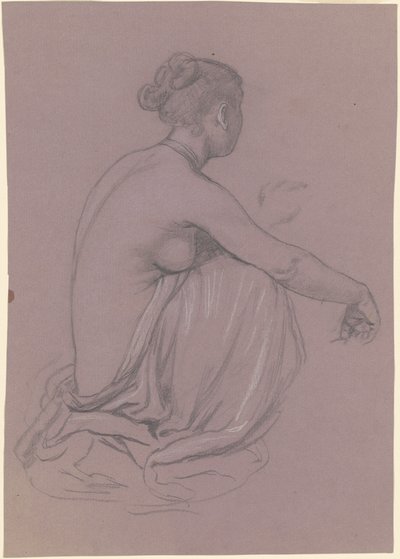 Étude pour "Jeunes filles grecques se baignant" - Elihu Vedder