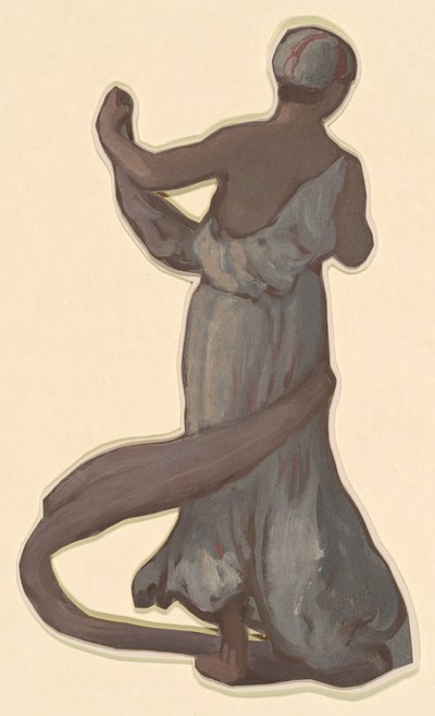 Étude pour "Jeunes filles grecques se baignant" - Elihu Vedder