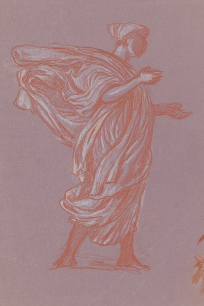 Étude pour Filles Grecques se Baignant, c. 1872 - Elihu Vedder