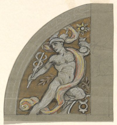 Étude pour Mercure - Elihu Vedder
