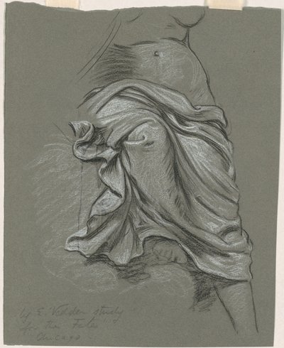 Étude pour "Les Parques rassemblant les étoiles" - Elihu Vedder