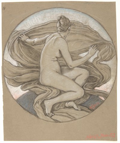 Étude pour "La Gloire du Matin" - Elihu Vedder