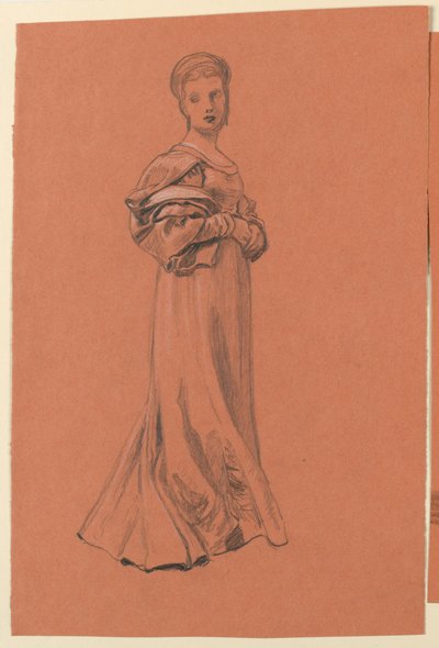 Étude pour "Procession de Mariage" - Elihu Vedder
