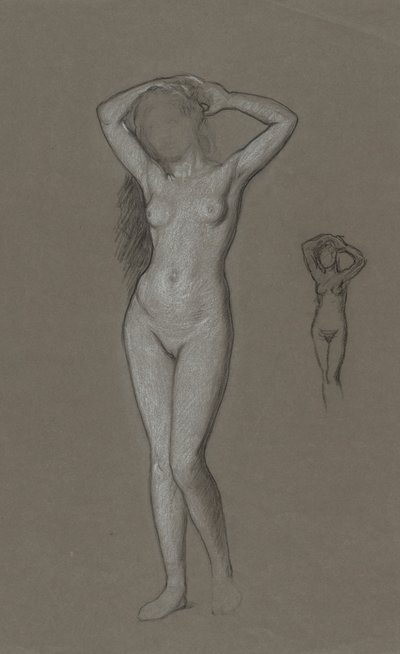Étude pour la figure de Vénus - Elihu Vedder