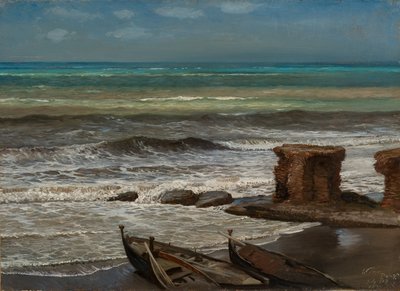 Vagues à Palo 1874 - Elihu Vedder