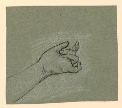 Étude du poignet et de la main gauche - Elihu Vedder