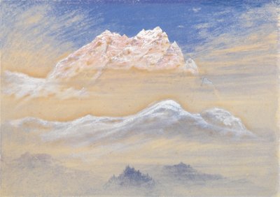 Vue de Montagne : Partie de la Chaîne des Alpes du Terglon vue de près de Rudmannsdorf, Italie - Elijah Walton