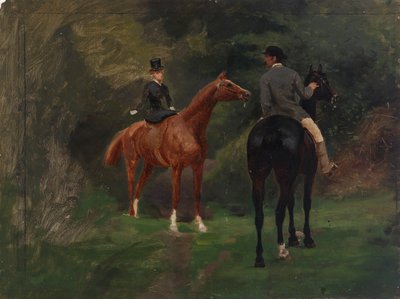 Figures à cheval - Eliphalet Fraser Andrews