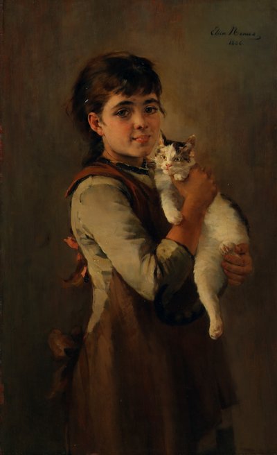 Deux chatons - Elisa Baronin von Ransonnet Villez Nemes