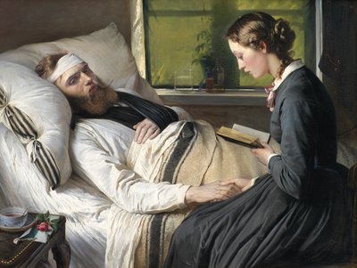 Un soldat danois blessé - Elisabeth Jerichau Baumann