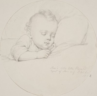"Moers lille bitte Harald dessiné par moer self" - Elisabeth Jerichau Baumann
