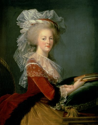 Portrait de Marie-Antoinette - Elisabeth Louise (studio of) Vigee Lebrun
