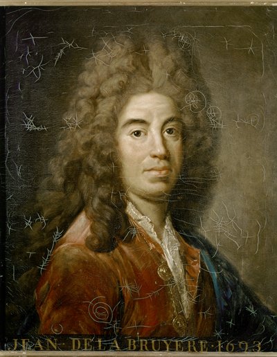 Jean de LA BRUYERE, Portrait. 1775 (oil on canvas) - Elisabeth Louise Vigee Lebrun