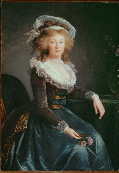 Marie-Thérèse de Bourbon, épouse de Louis de France, fils non régnant de Louis XV ... - Elisabeth Louise Vigee-Lebrun