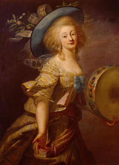 Portrait de Marie-Anne de Cupis, également connue sous le nom de La Camargo - Elisabeth Louise Vigee Lebrun