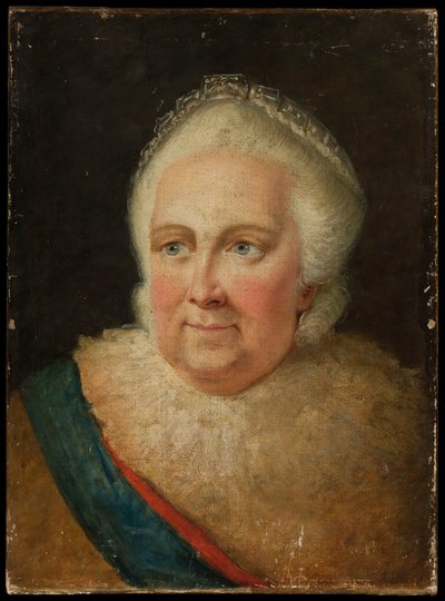 Portrait de Catherine II - Elisabeth Louise Vigee-Lebrun