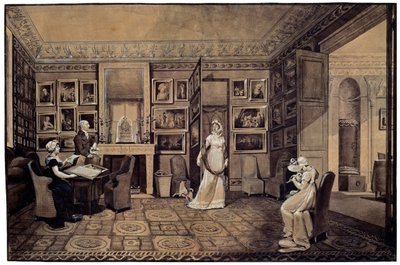 Salon dans la maison Baryatinsky à Altona, 1807 - Elisabeth Louise Vigee Lebrun