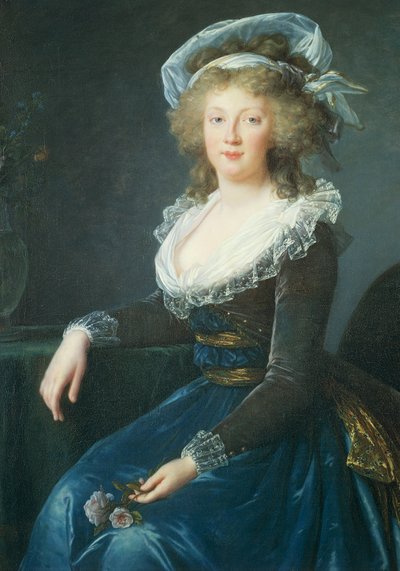 Portrait de Maria Teresa de Bourbon-Naples - Elisabeth Louise Vigee Lebrun