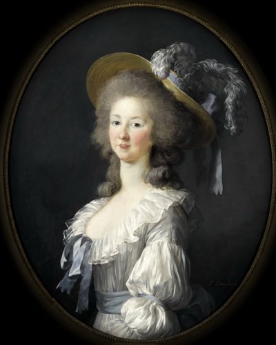 Portrait de Marie Louise de Savoie 1749-1792, princesse de Lamballe - Elisabeth Louise Vigee Lebrun