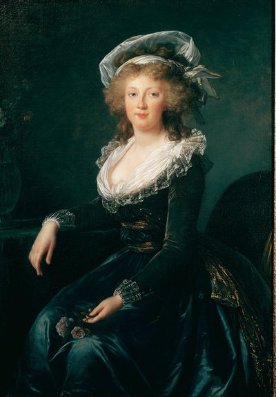 Portrait de Marie Thérèse de Bourbon Naples, reine de Naples et de Sicile - Elisabeth Louise Vigee Lebrun