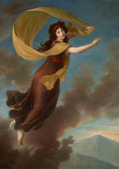 Portrait de la princesse Karoline von Liechtenstein, née comtesse von Manderscheid-Blankenheim 1768-183 - Elisabeth Louise Vigee Lebrun
