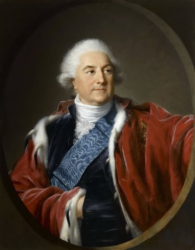 Portrait de Stanislas II Auguste Poniatowski, roi et grand-duc de la République des Deux Nations - Elisabeth Louise Vigee Lebrun