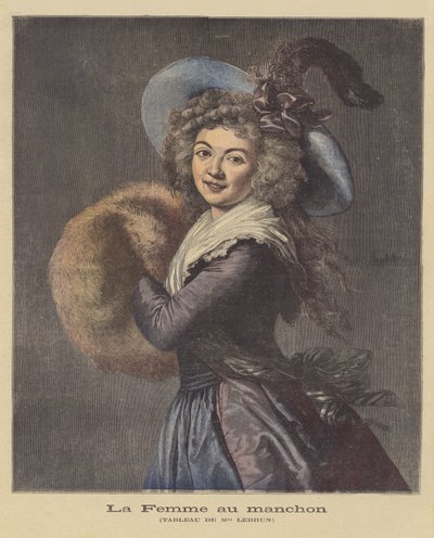 La Dame au manchon - Elisabeth Louise Vigee Lebrun