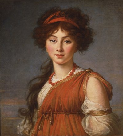 Varvara Ivanovna Naryshkina, née Ladomirsky 1785-1840, 1800 - Elisabeth Louise Vigee Lebrun
