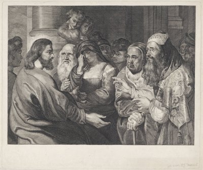 Christ et la femme adultère - Elisabeth Marie Simons