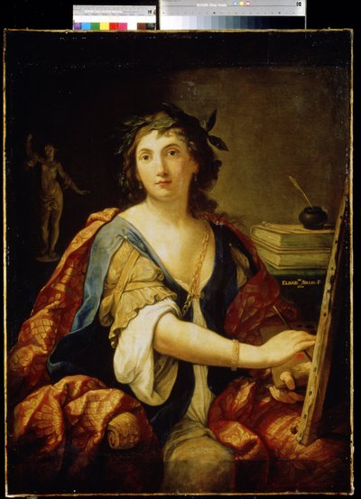 Allégorie de la peinture, autoportrait, 1658 - Elisabetta Sirani