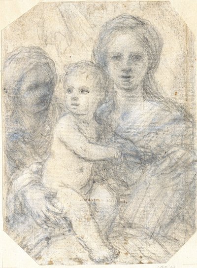 Madone et enfant - Elisabetta Sirani
