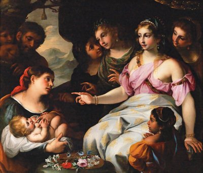 La découverte de Moïse - Elisabetta Sirani
