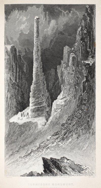 Monument de Tennyson, illustration de 