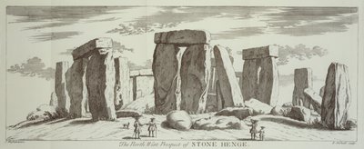 La Perspective Nord-Ouest de Stone Henge, 1725 - Elisha Kirkall