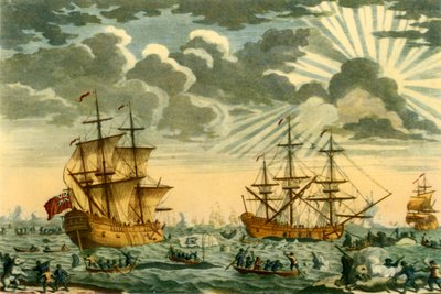 Pêche à la baleine ou au Groenland, 1720, 1946 - Elisha Kirkall