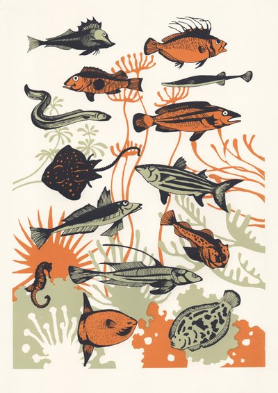 Poisson aux algues orange - Eliza Southwood