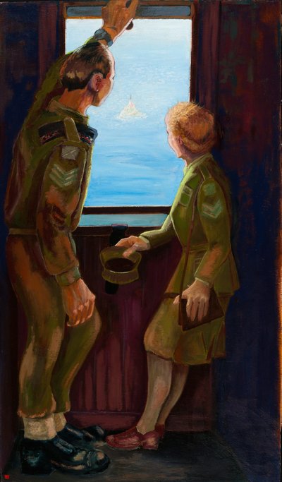 Île Sainte depuis LNER, 1943 - Elizabeth Browning