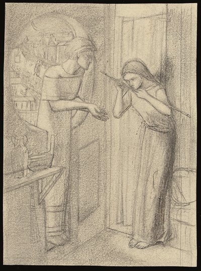 Clerk Saunders - Elizabeth Eleanor (1834 62) Siddal