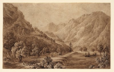 Route du Simplon entre Baveno et Gravellona - Elizabeth Frances Batty