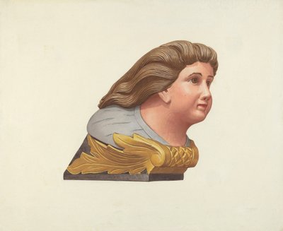 Figure de Proue du Goélette "Packet" - Elizabeth Moutal