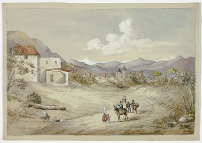 Albenga sur la route de la Corniche - Elizabeth Murray