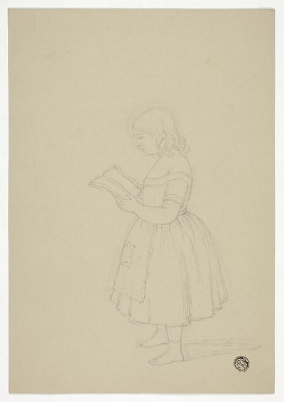 Jeune fille lisant - Elizabeth Murray