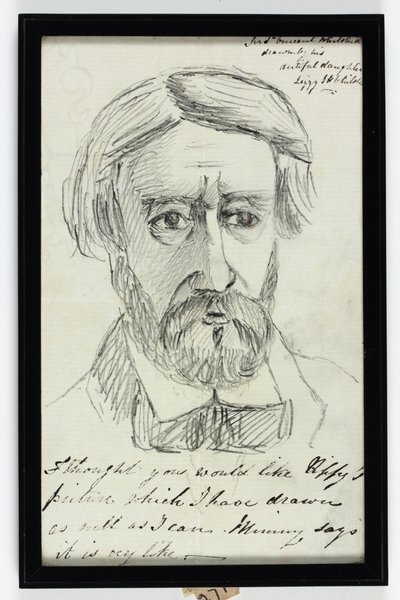 Sir St Vincent Keene Hawkins-Whitshed Bart (crayon sur papier) - Elizabeth Sophia Hawkins Whitshed
