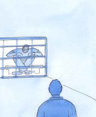 Une personne piégée dans le péché est comme un prisonnier dans une cage, avec la clé à l