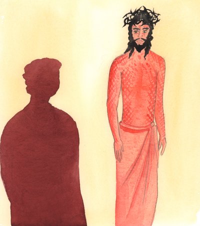 Une personne qui supporte les douleurs et les humiliations avec patience, par amour pour le Christ, est comme lui qui a été blessé pour notre bien, 2001 - Elizabeth Wang